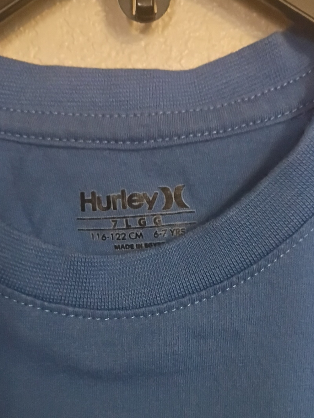 Hurley Boys' Blue Skull Graphic Tee - Picture 3 of 4